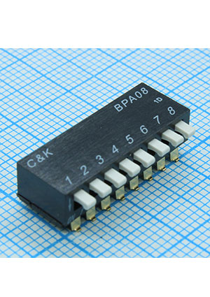 C&K BPA08SB DIP-переключатели