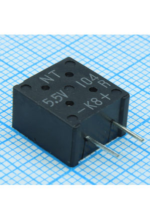 KEMET FMR0H104ZF, 5.5V 0.1F /105*6.5*11.5/85 C суперконденсаторы, ионисторы