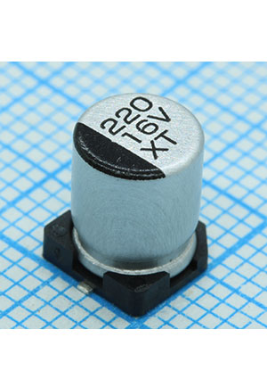 TS13C01C221MGT000R, SMD - 16V 220uF /6.3*7.7/85 C
