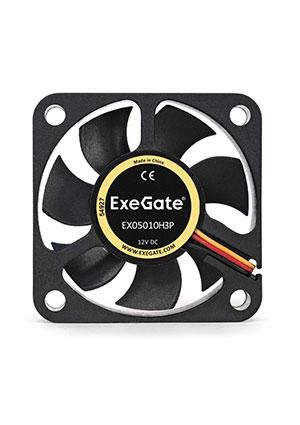 EX05010H3P, ���������� ExeGate 50x50x10 �� �����������������, 3pin, 4500RPM, 22dBA