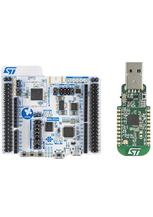 STM P-NUCLEO-WB55, Платы отладочные для микроконтроллеров, процессоров cредства разработки и отладки для микроконтр.