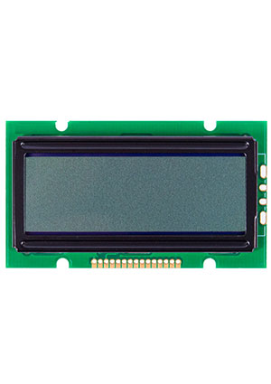 Sinda SDCB1202GYZ-R01, ЖКИ 12х2 символьный англо-русский с подсветкой ЖК индикаторы знакосинтезирующие