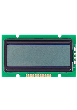 Sinda SDCB1202GNP-R01, ЖКИ 12х2 символьный англо-русский без подсветки ЖК индикаторы знакосинтезирующие