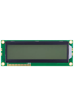 Sinda SDCB1602GYZ-R10, ЖКИ 16х2 символьный англо-русский с подсветкой ЖК индикаторы знакосинтезирующие