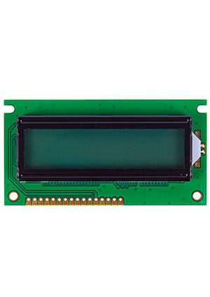 Sinda SDCB1602GYZ-R03, ЖКИ 16х2 символьный англо-русский с подсветкой ЖК индикаторы знакосинтезирующие