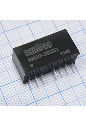 AM2G-1212DZ, DC/DC, 2��, ���� 9:18�, ����� +12�/+0.083�, �������� 1000� DC, ��� 80%, ������������ ��