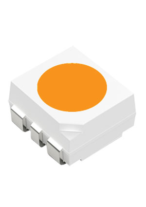 Refond RF-A4T35-R15E-R4, светодиод 3535, PLCC-6, 615нм (красный), 2-2.6В, 21.8-33.4лм@150мА, 120град, AEC-Q автомобильные светодиоды для подсветки салона