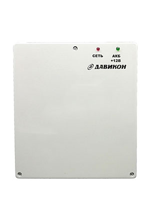 Давикон ИВЭП-1230АП-VF4, Блок питания резервированный 12В 3А, под 1 шт. АКБ 7А*ч, 4 независимых вывода AC-DC источники с резервированием