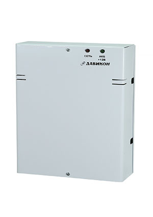 Давикон ИВЭП-1240А-V4, Бесперебойный блок питания 12В 4А, под 1 шт. АКБ 7А*ч, 4 независимых вывода AC-DC источники с резервированием