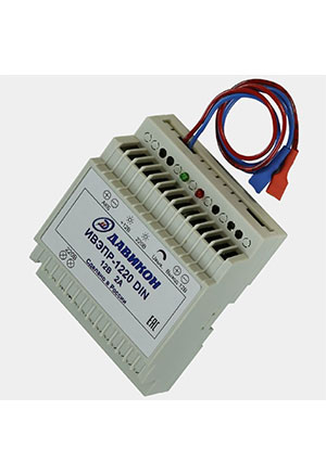 Давикон ИВЭПР-1220DIN, Блок питания резервированный 12В 2А, в пластиковом DIN корпусе, с регулировкой выходн AC-DC источники с резервированием