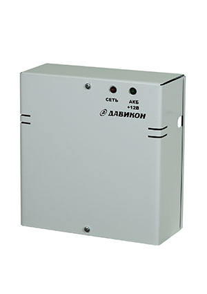 Давикон ИВЭПР-1220А, Блок питания резервированный 12В 2А, металлический корпус, с регулировкой выходного нап AC-DC источники с резервированием