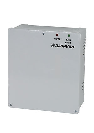 Давикон ИВЭПР-1220АП, Блок питания резервированный 12В 2А, пластиковый корпус, с регулировкой выходного напр AC-DC источники с резервированием