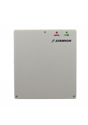 Давикон ИВЭПР-1220ПБ, Блок питания резервированный 12В 2А, пластиковый корпус, под 1шт. АКБ 7Ач AC-DC источники с резервированием