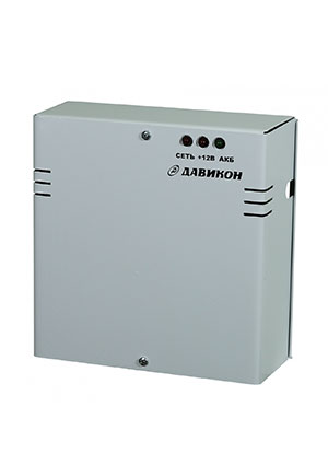 Давикон ИВЭПР-1220С, Блок питания резервированный 12В 2А AC-DC источники с резервированием
