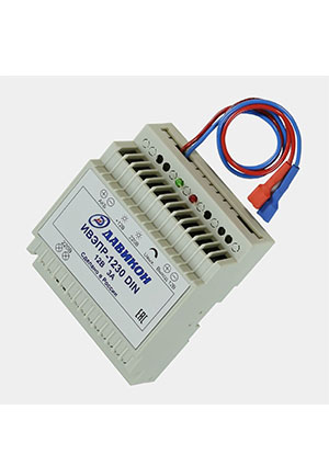 Давикон ИВЭПР-1230DIN, Блок питания резервированный 12В 3А, в пластиковом DIN корпусе, с регулировкой выходн AC-DC источники с резервированием