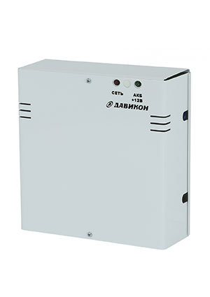 Давикон ИВЭПР-1230А-VF4, Блок питания резервированный 12В 3А, металлический корпус, 4 распределенных выхода, AC-DC источники с резервированием