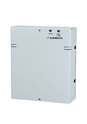 Давикон ИВЭПР-1240А-V4, Блок питания резервированный 12В 4А, металлический корпус, 4 распределенных выхода д AC-DC источники с резервированием