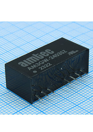 AM3GW-2403SZ, DC/DC, 3��, ���� 9:36�, ����� 3.3�/0.7�, �������� 1500� DC, ��� 77%, ������������ ����
