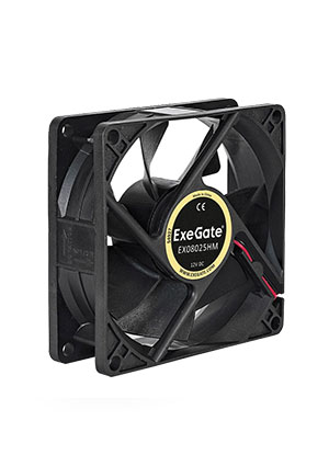 ���������� ExeGate EX08025HM, 80x80x25 ��, �����������������, Molex, 1