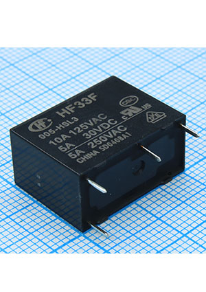 HF33F/005-HSL3F, Реле электромеханические и DC контакторы