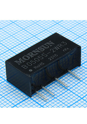 B0505S-2WR3, DC/DC преобразователи на печатную плату, корпус SIP76
