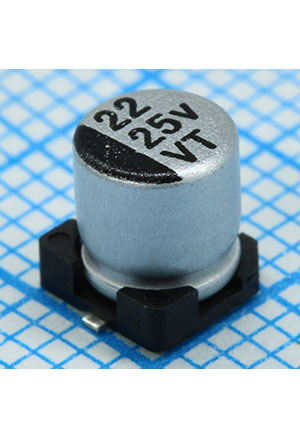 VT220M1EBKJ0505VBK, 22 25 VT 105C (55,4) SMD  JWCO VT220M1EBKJ0505EBK