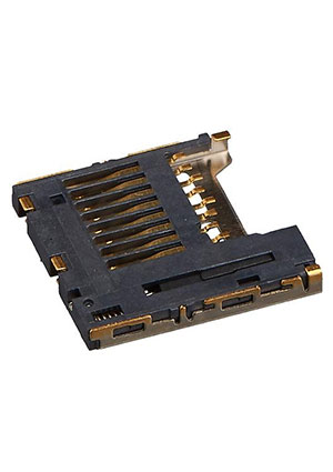 DS1139-05-08SS4BSR, DS1139-05-08SS4BSR, Micro SD Card Push Push H=1.85mm SMT Type,  b CONNFLY  b 