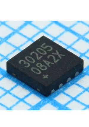 Maxim MAX30205MTA+, TDFN8-(2x3) датчики температуры интегральные