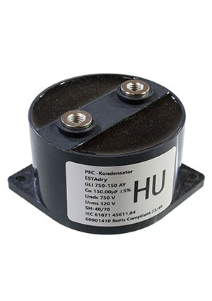 Hui You GLI750-150-JEC, Конденсатор 750В 150мкФ аналог GLI 750-150  Vishay  (SAP-No. 5191-45611) конденсаторы силовые