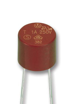 Littlefuse 37211250431, Предохранитель медленнодействующий 1.25A 250В радиальный 8.5х8мм россыпь вставки плавкие, предохранители