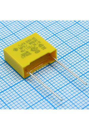 AnXon SMXVF104KC2X1AB1015, фильтр X2 0.10uF 10% 310Vac P:10mm конденсаторы помехоподавляющие