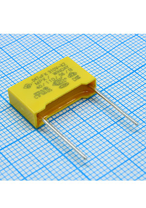 AnXon SMXVI473KD1XXAB1515, фильтр X2 0.047uF 10% 310Vac P:15mm конденсаторы помехоподавляющие