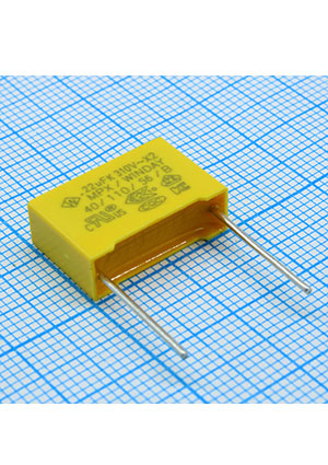 AnXon SMXVG224KD4X5AB1515, фильтр X2 0.22uF 10% 310Vac P:15mm конденсаторы помехоподавляющие