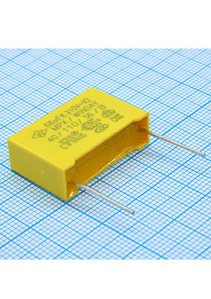 AnXon SMXVG684KE3XXAB2315, фильтр X2 0.68uF 10% 310Vac P:22.5mm конденсаторы помехоподавляющие
