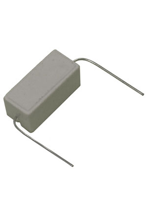 RX27-1 1.5 кОм 5W 5% / SQP5, Мощный постоянный резистор RUICHI RX27-1 1.5 кОм 5W 5% / SQP5, керамо-ц