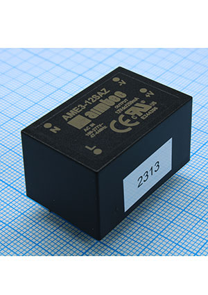 AIMTEC AME3-12SAZ, Возможная замена: AMEL5-12S277NZ AC-DC преобразователи на печатную плату