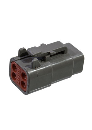 DTM06-4S, ������� 4 �������� � �������� ������  b IP68  b 