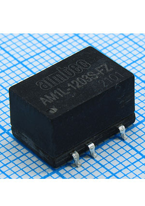 AM1L-1203S-FZ, DC/DC, 1��, ���� 10.8:13.2�, ����� 3.3�/0.3�, �������� 1000� DC, ��� 75%,  ��� ������