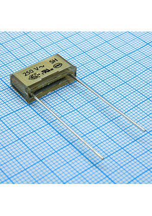 KEMET PME271Y510MR30, Radial, фильтр Y2 0.010uF 20% 250Vac P:10mm конденсаторы помехоподавляющие
