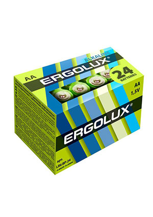 14212, ������� ������� ����������� AA/LR6 1.5� Alkaline BP-24 (��.24��) Ergolux 14212