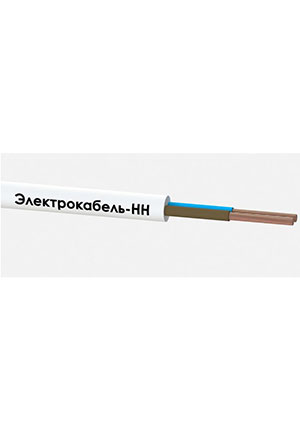 ЭЛЕКТРОКАБЕЛЬ НН 000007155, Провод ПВС 2х0.75 380В Б (уп.100м) ЭЛЕКТРОКАБЕЛЬ НН 000007155 кабель силовой