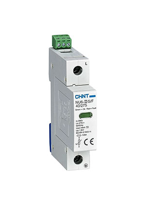 CHINT 252494, Ограничитель имп. перенапр. NU6-IIG 1Р In=15kA Uc=440B Im=40kA УЗИП