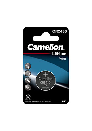 3073, ������� ������� �������� CR2430 BL-1 (�����.1��) Camelion 3073