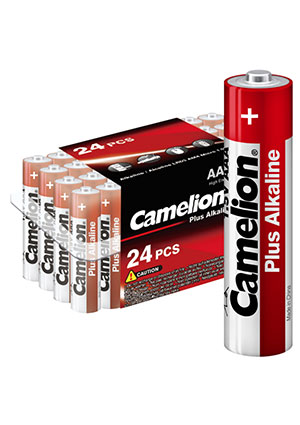 7615, ������� ������� ����������� AAA/LR03 1.5� Plus Alkaline LR03-PB24 (��.24��) Camelion 7615