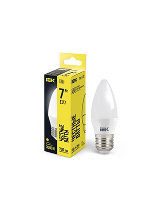 LLE-C35-7-230-30-E27, ����� ������������ C35 7�� ����� 3000� E27 230� IEK LLE-C35-7-230-30-E27