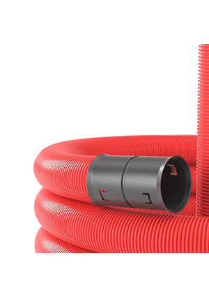 DKC 121963, Труба гофрированная двустенная ПНД гибкая d63мм с протяжкой с муфтой для кабельной канализац аксессуары для систем прокладки кабеля