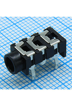 Dragon City ST-033-SL, гнездо стерео 3.5мм на плату Аудио разъемы Jack