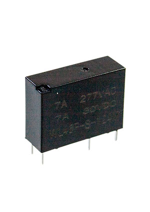 WL46F-S-105M, ���� = HF46F-G/5-HS1T. 5� 7A,�����������, ������� 0.2 ��,  1Form A