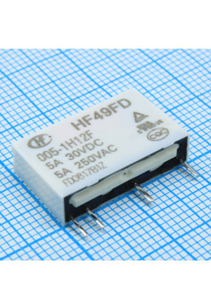 HF49FD/005-1H12F, ���� ������� ������� 5� 1A ���� ������� �� ���������