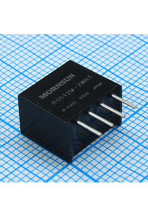 B0512M-2WR3, DC/DC преобразователи на печатную плату, корпус SIP4
